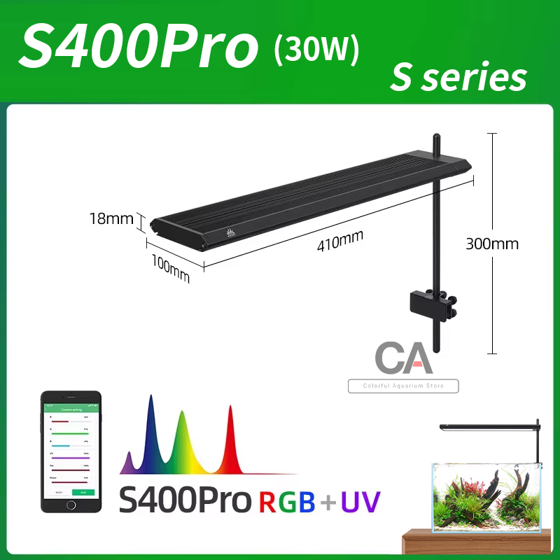 Live Plant Aquarium - HAFTA AQUA S Serisi RGB+UV Tam