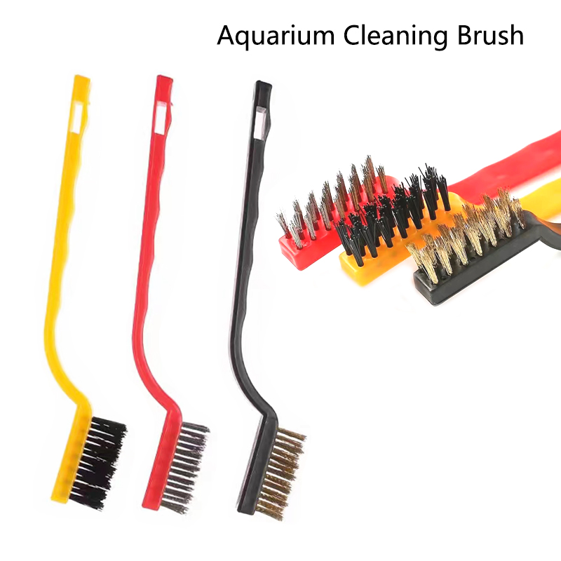 Planted Aquarium Cleaning - 15 cm Çelik Tel Fırça Akvaryum