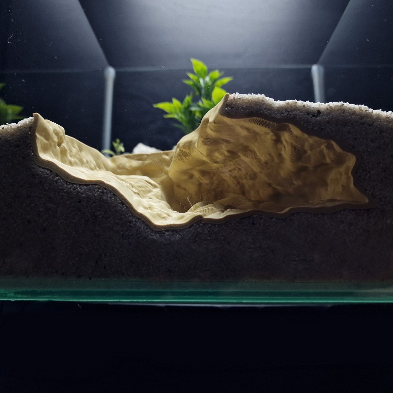 Aquarium Driftwood - 3D Baskılı Yüksek Benzerlikte Doğal Kaya