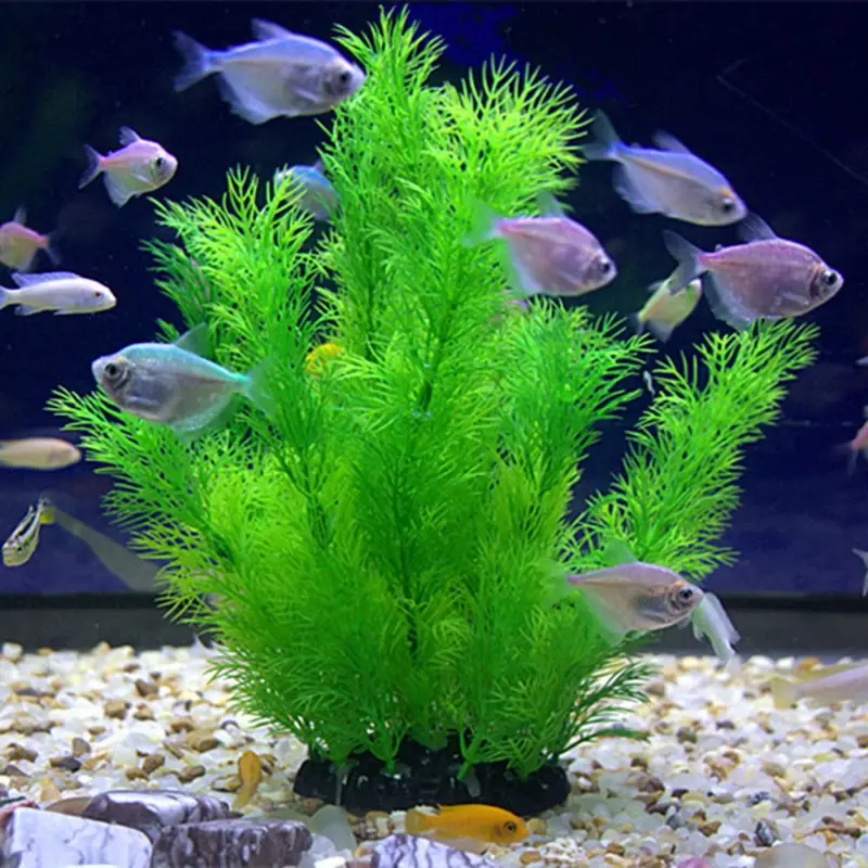 Aquarium Plant Substrate - Yapay Akvaryum Dekor Bitkiler Sualtı Su