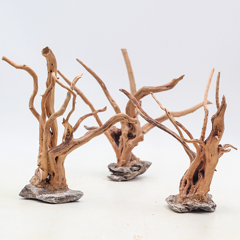 Aquarium Driftwood - 1 adet akvaryum peyzaj ahşap süsler