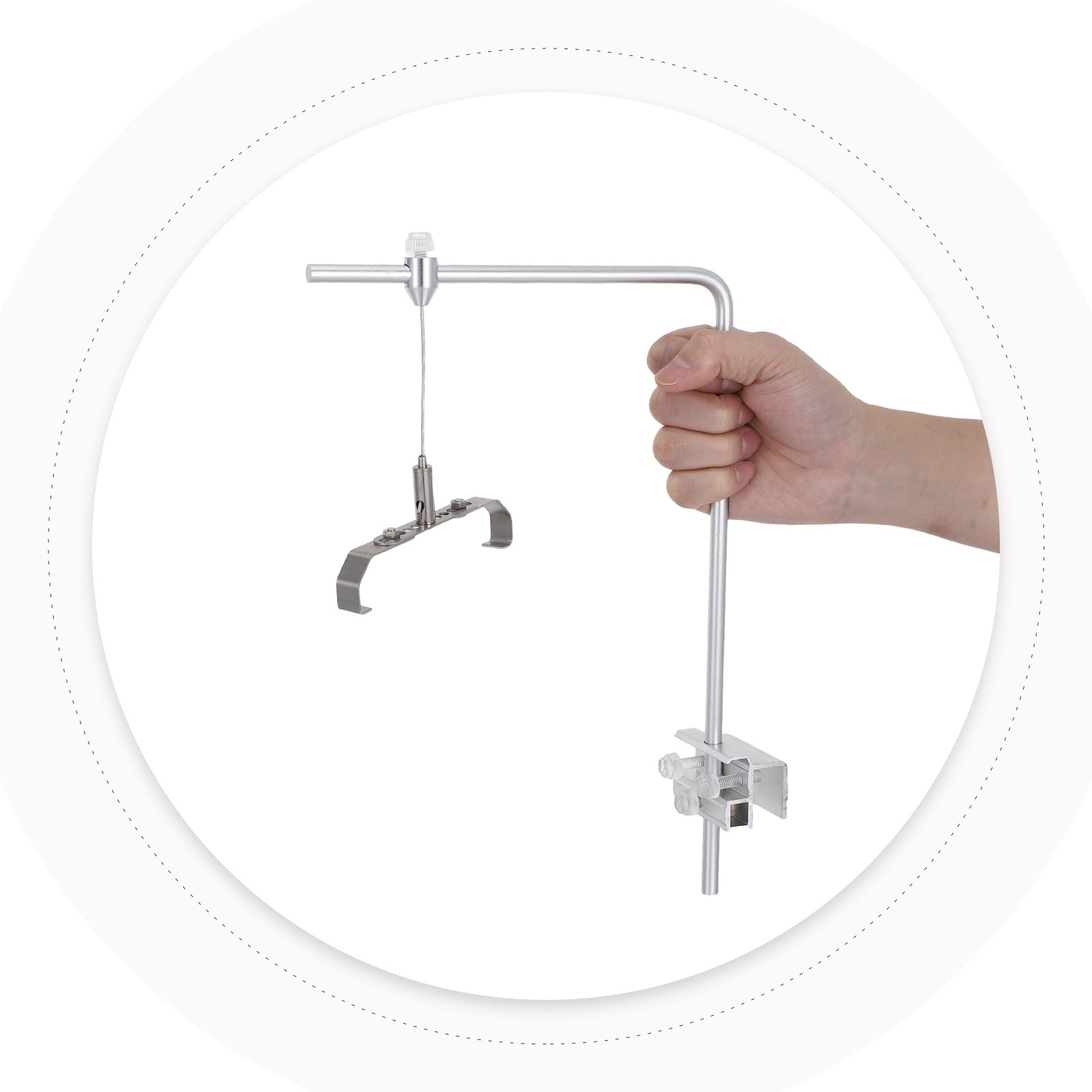 Aquarium Plant Holder - 1 Çift Ayarlanabilir Akvaryum Işık Standı,