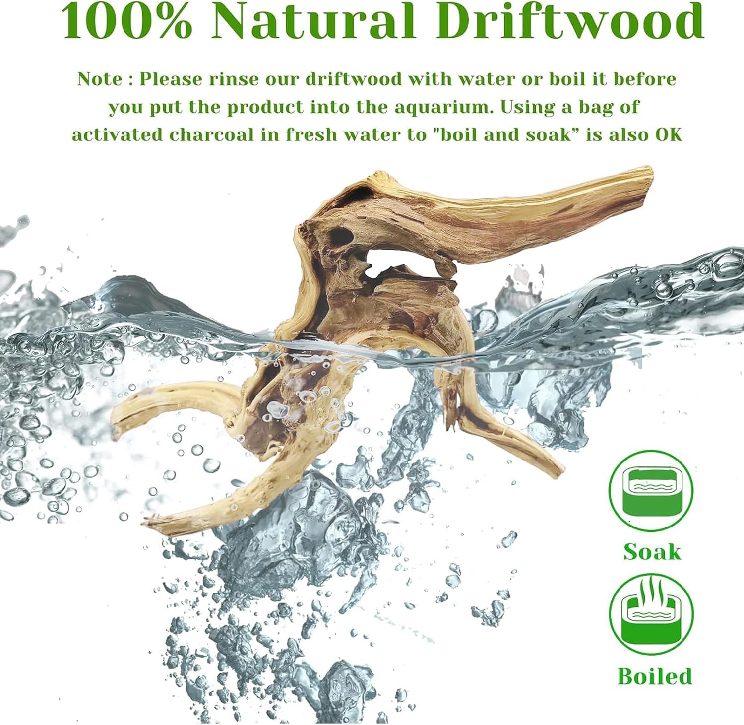 1 adet 20-25CM doğal dalgaları - Aquarium Driftwood incelemesi ve fiyatı