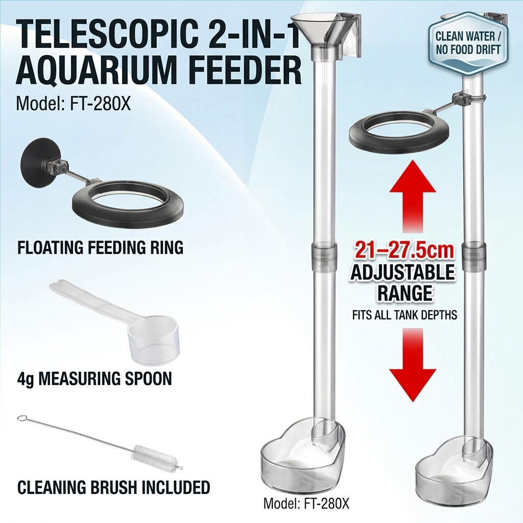 Akrilik Teleskopik Balık Yemi  - Aquarium Fertilizer incelemesi ve fiyatı